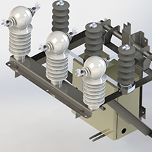 Sensor based pole mounted metering units