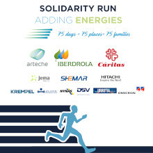 Around the world in 75 days: Solidarity Run begins "Adding Energies" 